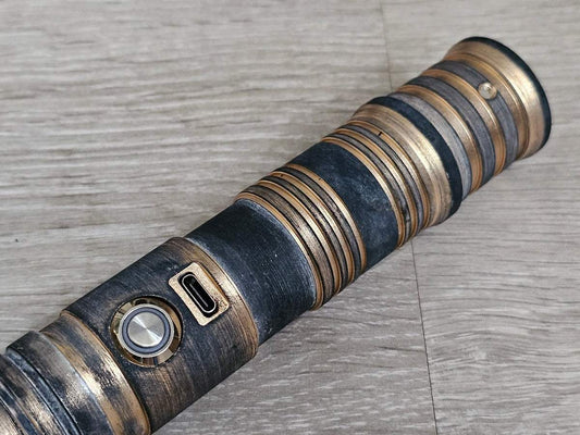 Gilded Tempest - Custom Lightsaber - Lightsabers Galactic Saber Store