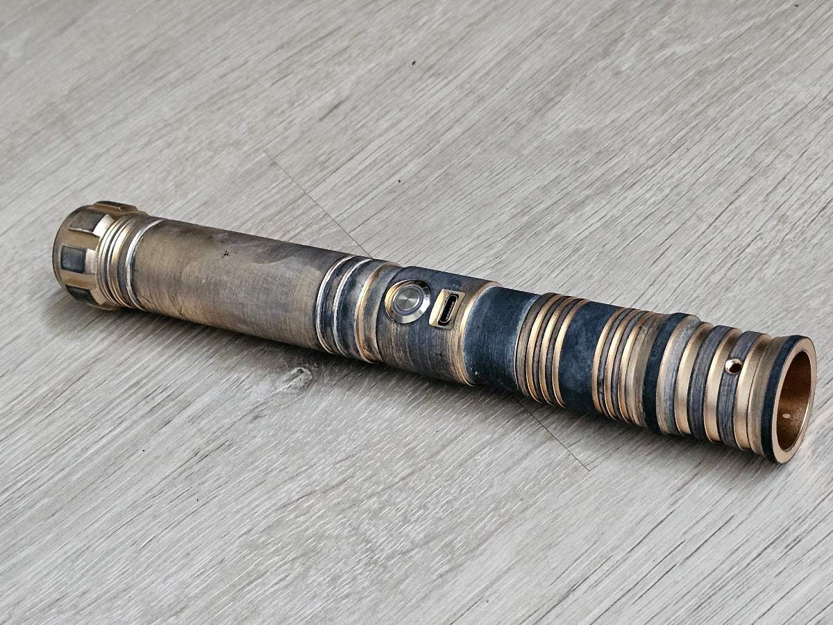 Gilded Tempest - Custom Lightsaber - Lightsabers Galactic Saber Store