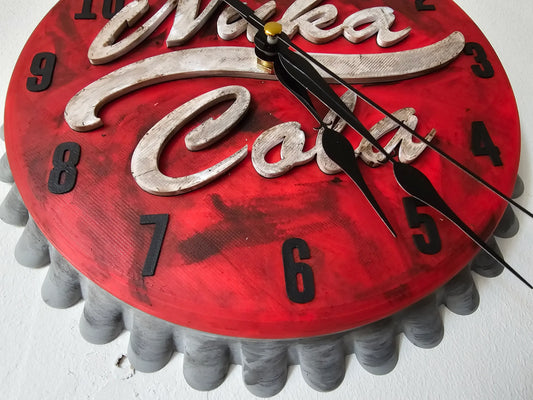 Nuka Cola Wall Clock - 3d Print Galactic Saber Store