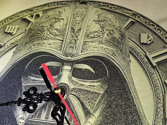 Darth Vader Clock - Infrared Lasered