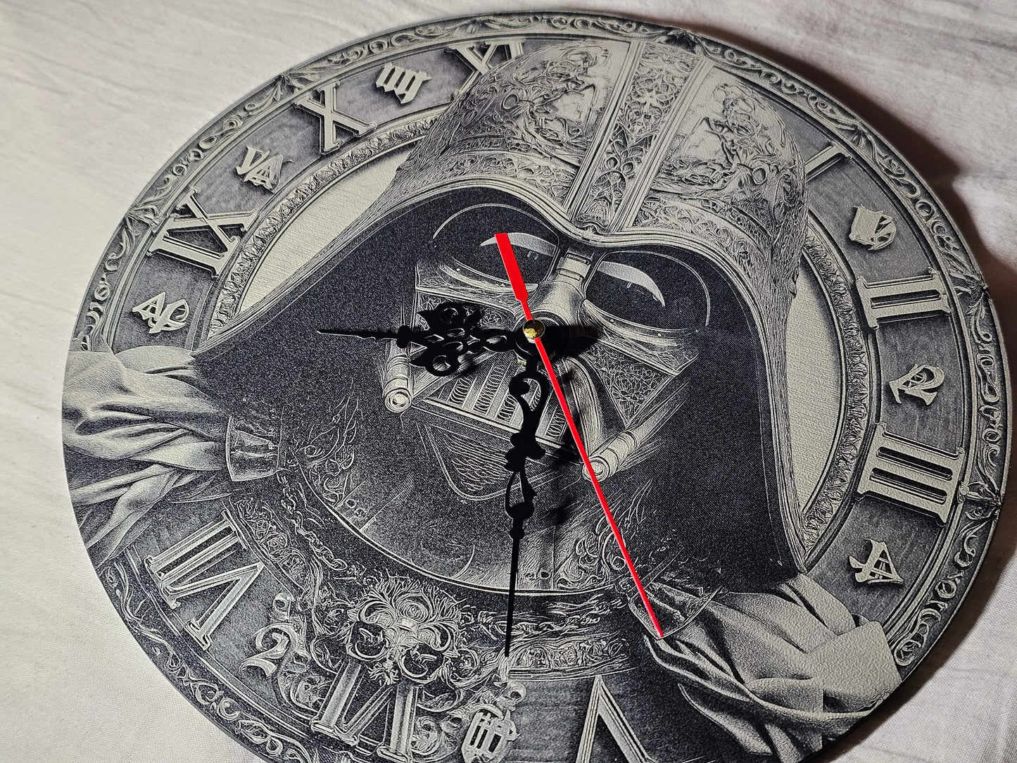 Darth Vader Clock - Infrared Lasered