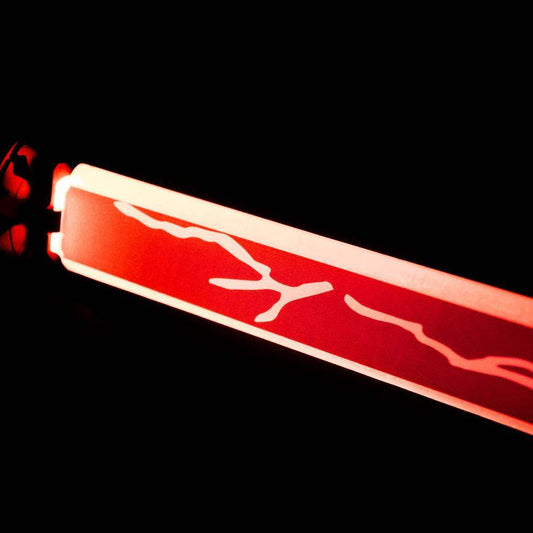 Lightsaber Flat Blade V3 for Baselit 1 inch Saber - Displaystand Galactic Saber Store