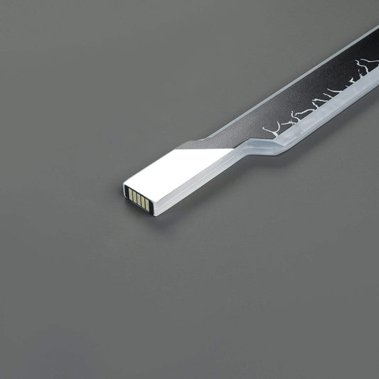 Darksaber blade (for mandalorian darksaber) - Displaystand Galactic Saber Store