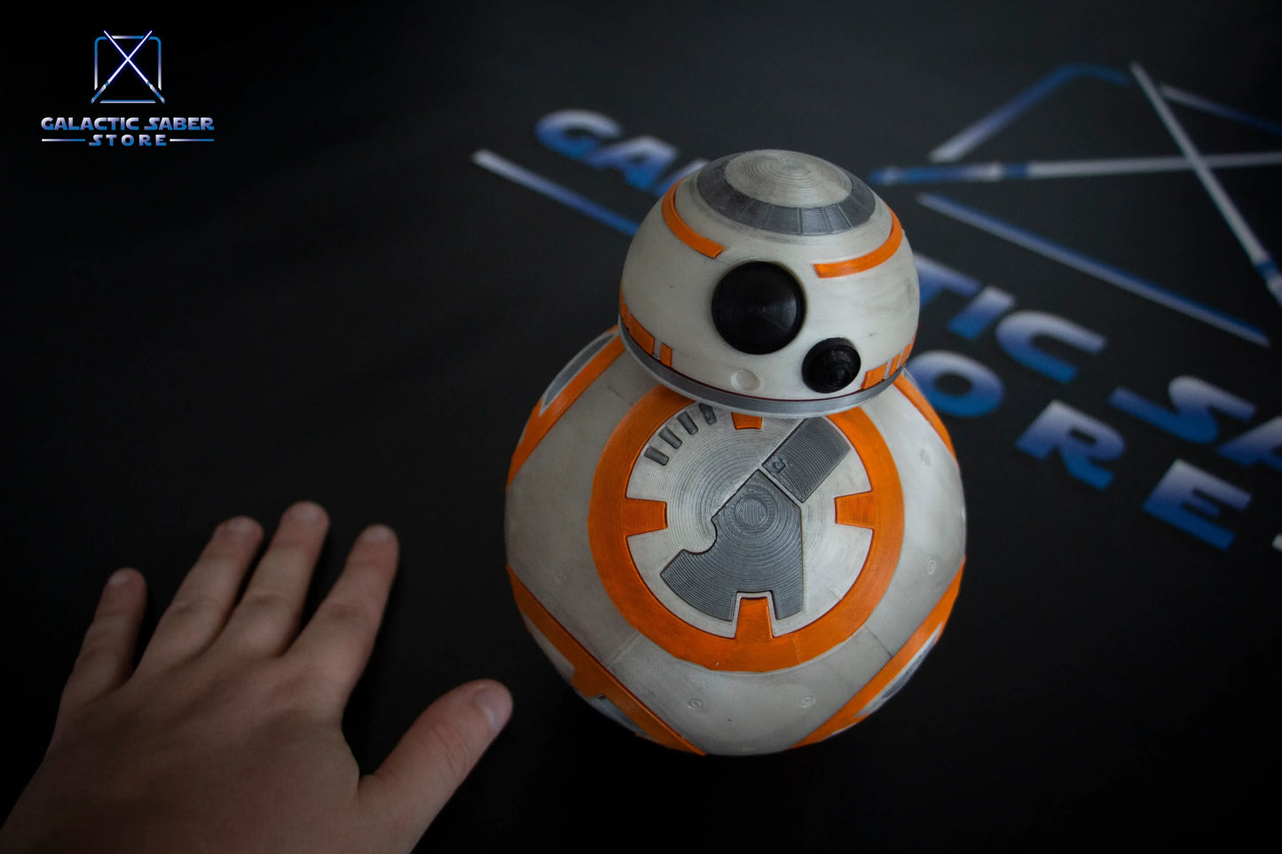 BB-8 Droid – Full-Color 3D Printed Display Model - 3d Print Galactic Saber Store