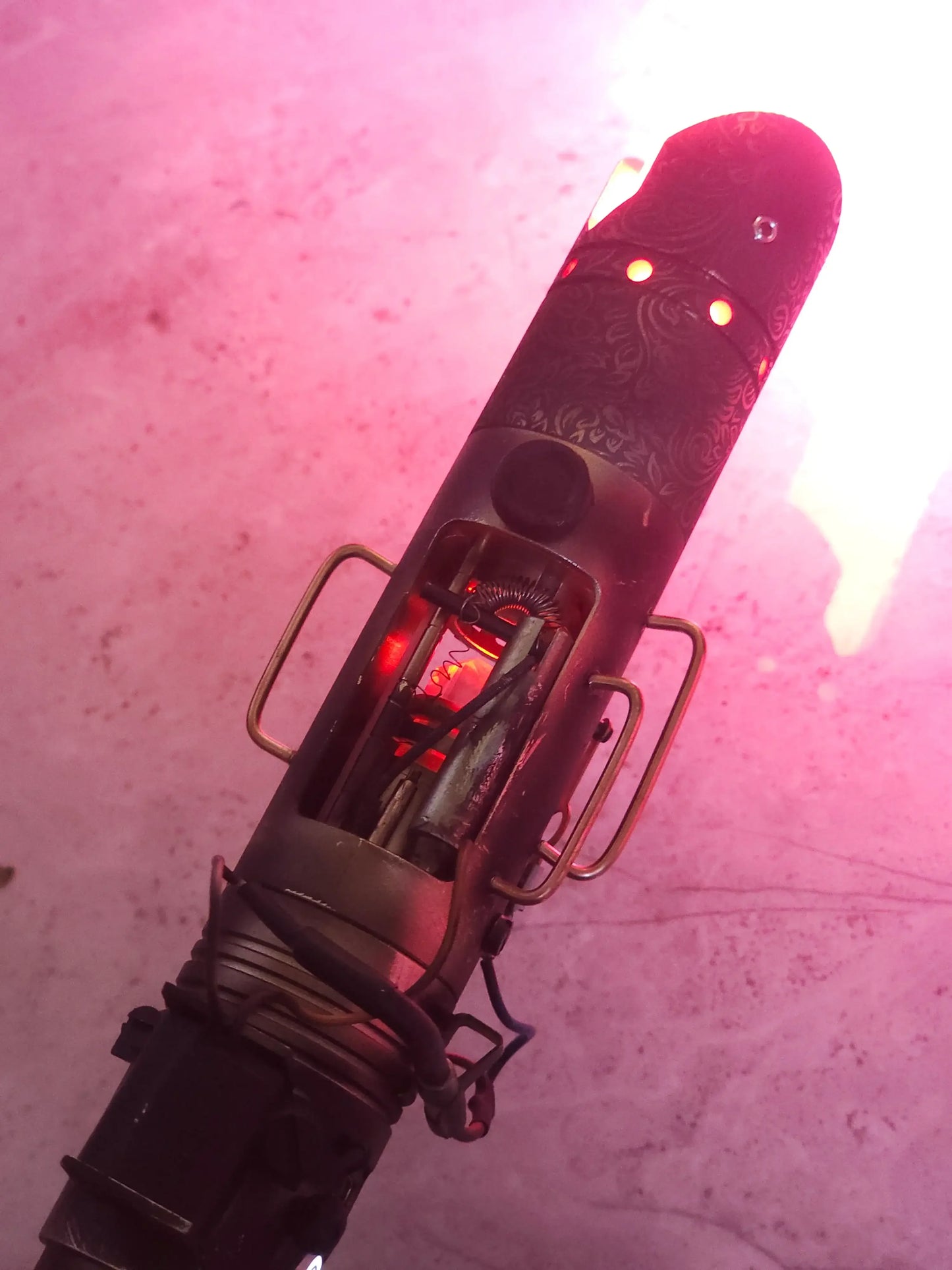 Scorged Revenant Custom Neopixel Lightsaber - Lightsabers Galactic Saber Store