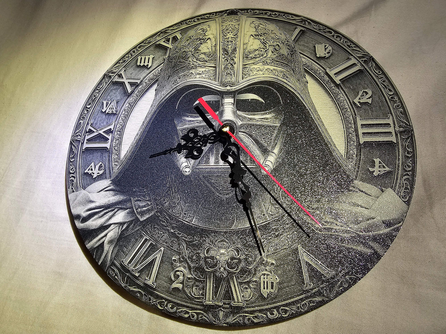 Darth Vader Clock - Infrared Lasered