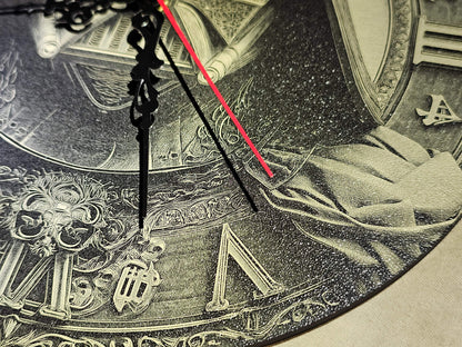 Darth Vader Clock - Infrared Lasered