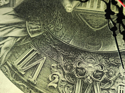 Darth Vader Clock - Infrared Lasered