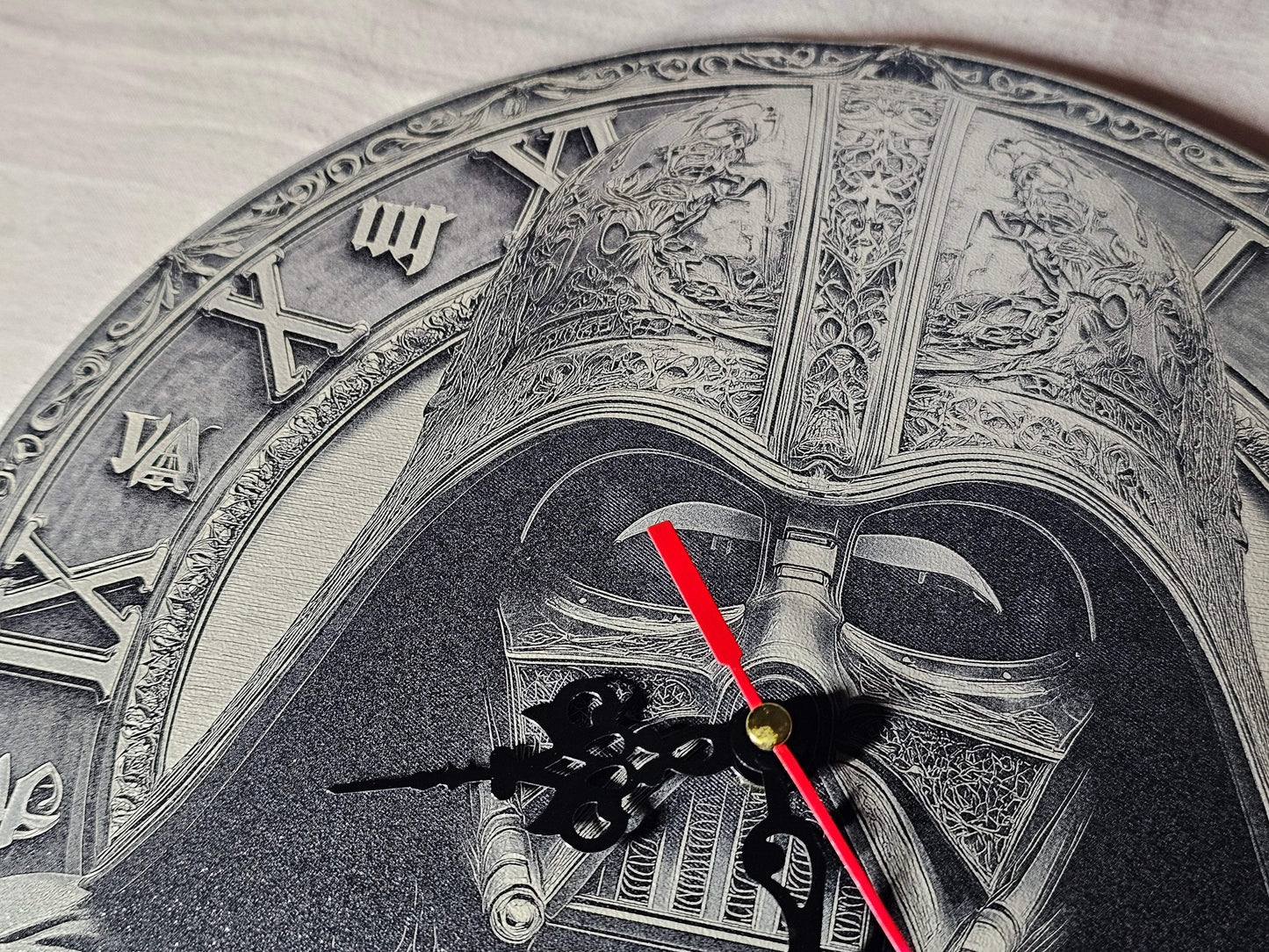 Darth Vader Clock - Infrared Lasered