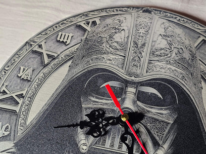 Darth Vader Clock - Infrared Lasered