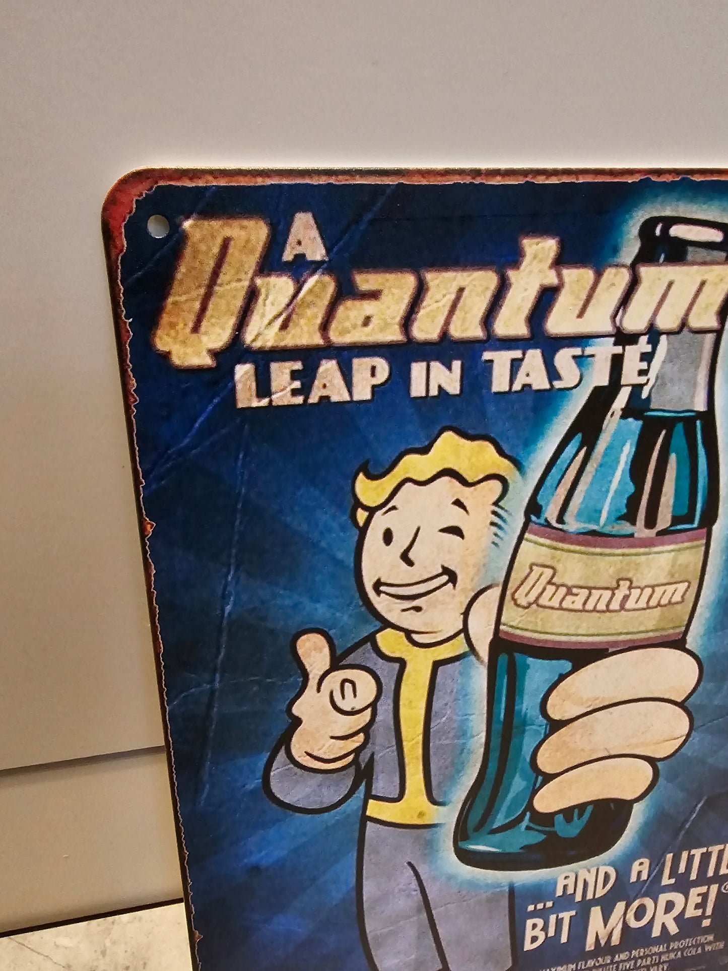 Nuka-Cola Quantum Metal Sign
