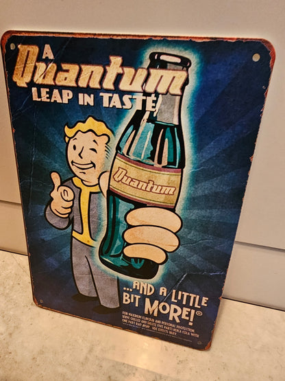 Nuka-Cola Quantum Metal Sign