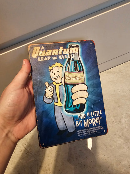 Nuka-Cola Quantum Metal Sign