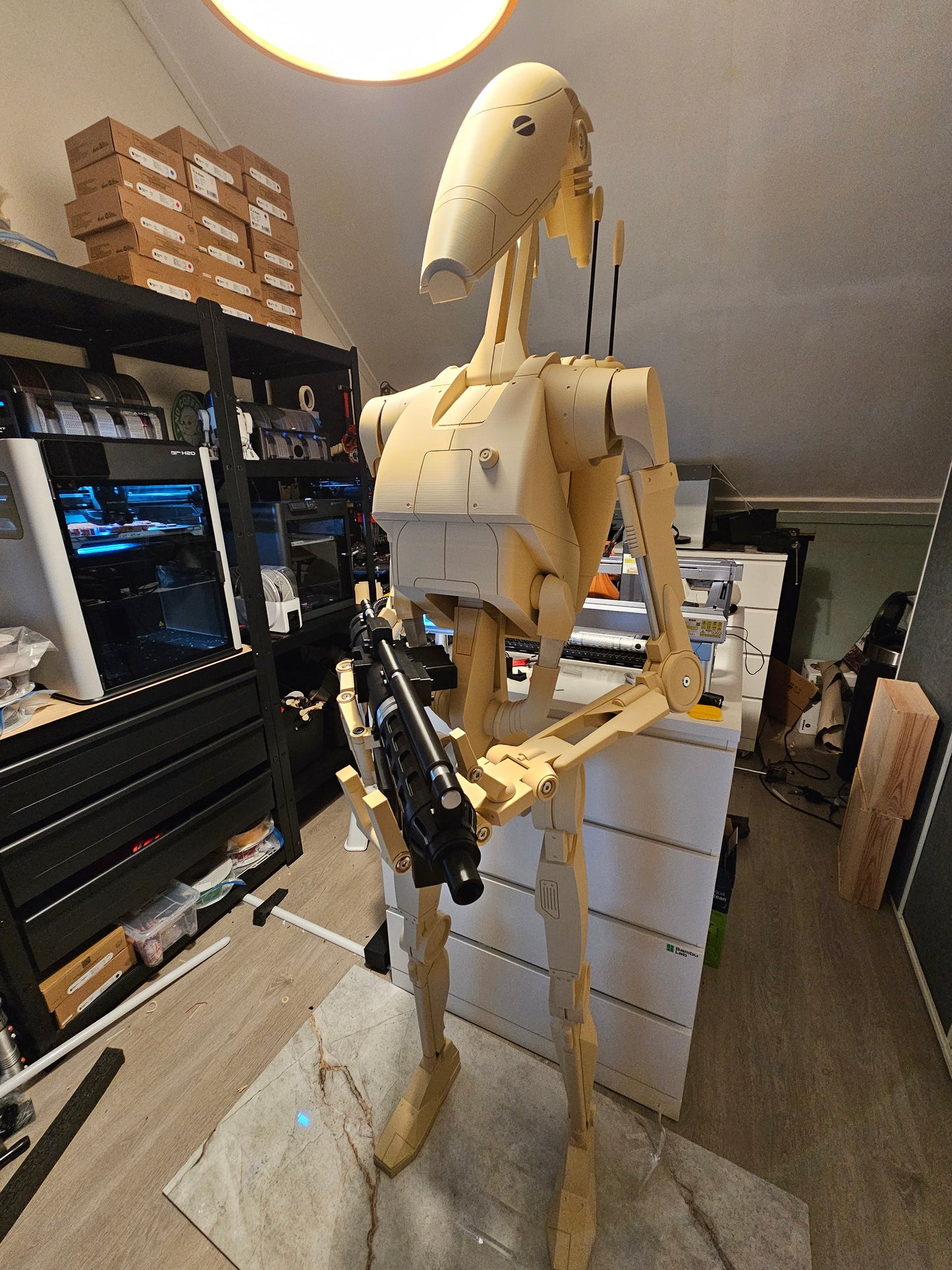 B1 Battle Droid  – Life-Size DIY 3D Printed Kit