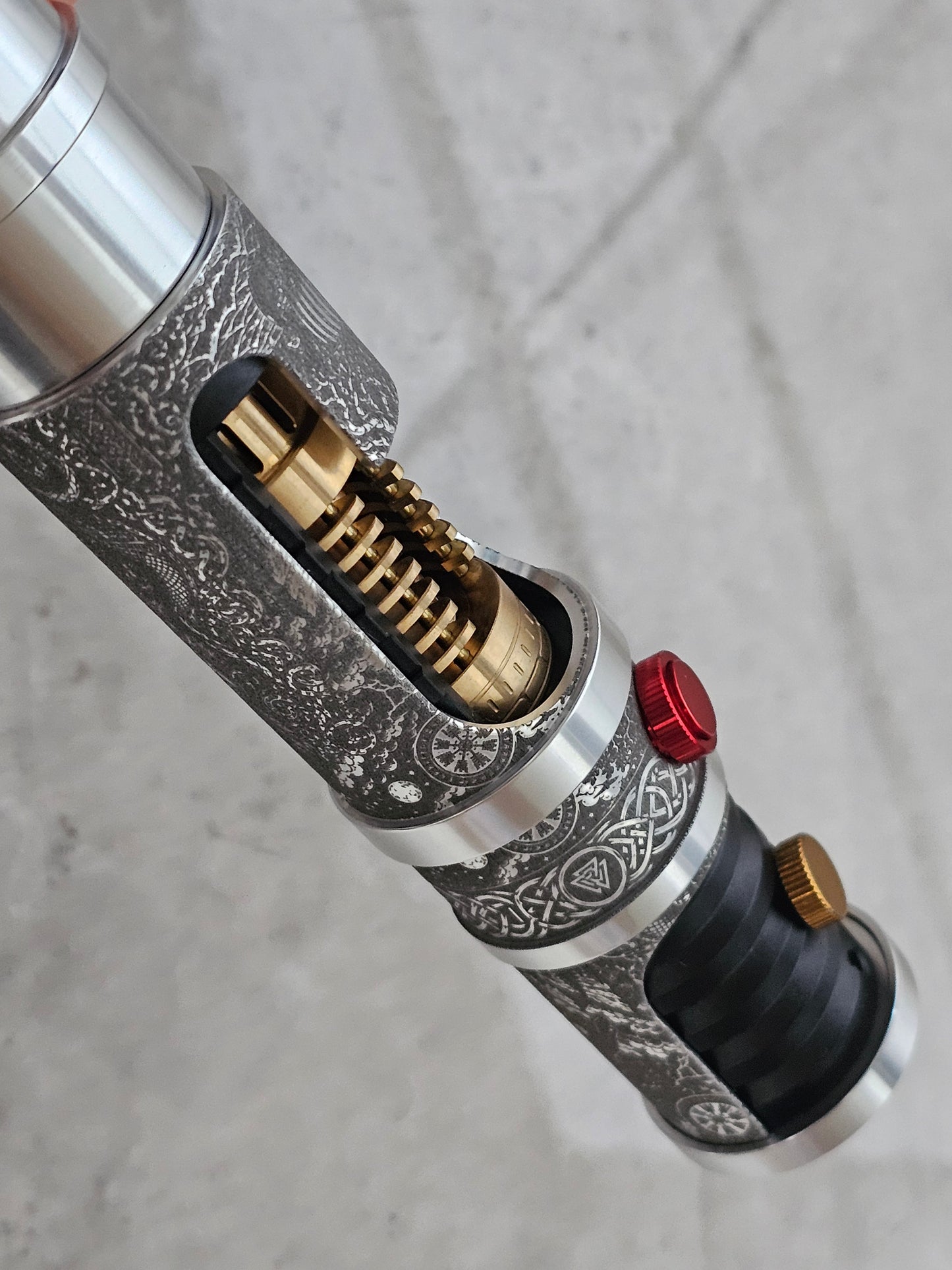 Valhalla's Echo – Viking Custom Lightsaber