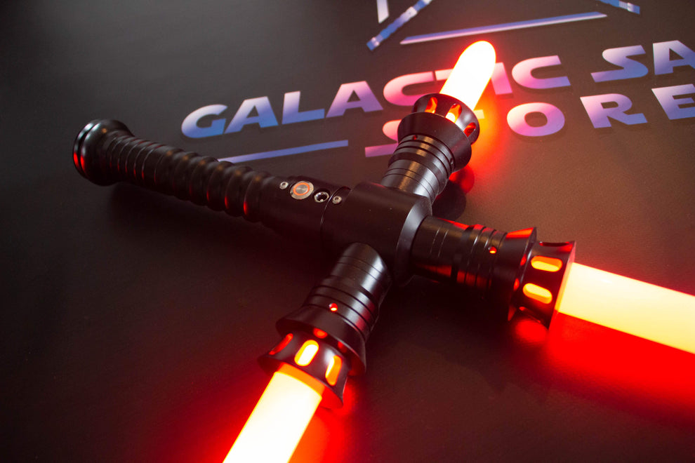 The Templar Crossguard Lightsaber: Iconic Design – Galactic Saber Store